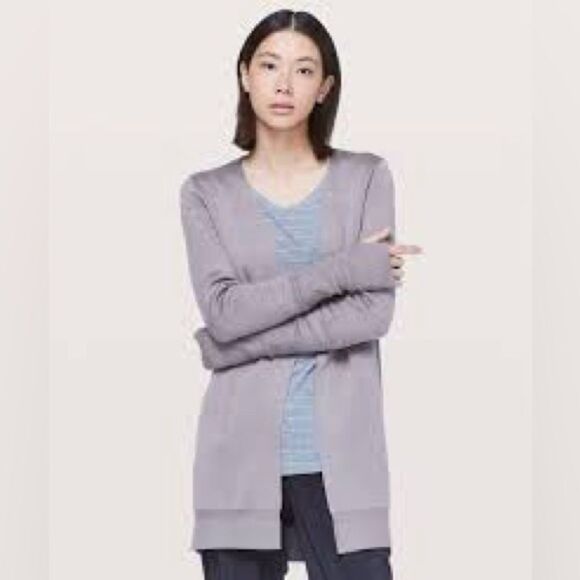 Lululemon Athletica City Street Light Purple Women's Cardigan (Size 4) - Picture 3 of 12